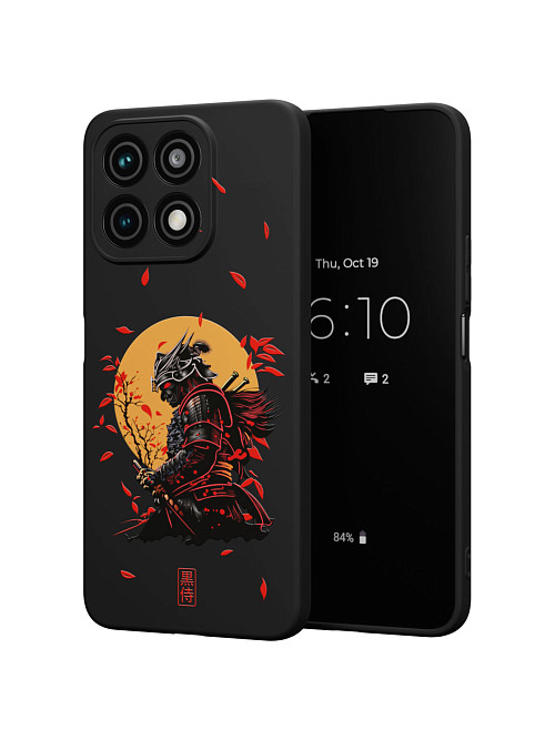 Силиконовый чехол для Honor X8a (4G) "Самурай"