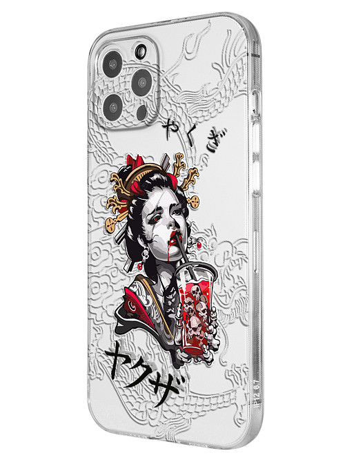 Силиконовый чехол для Apple iPhone 12 Pro Max Geisha Bloody