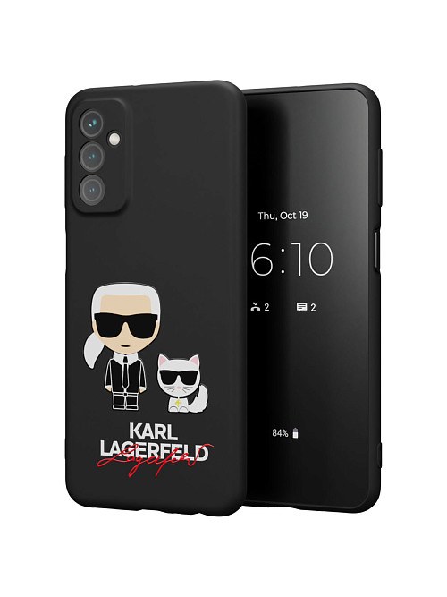 Силиконовый чехол для Samsung Galaxy M23 (5G) "NOVEL: Lagerfeld"