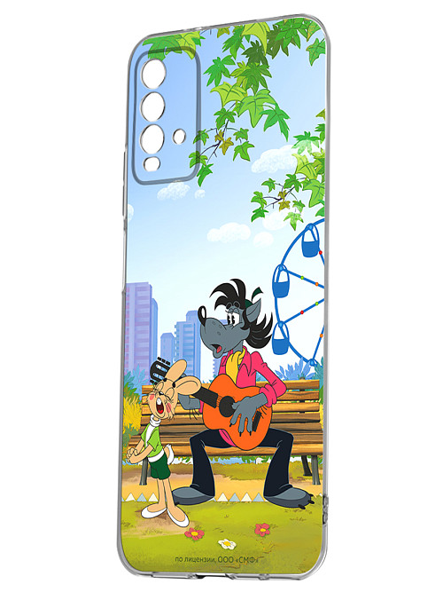 Силиконовый чехол для Xiaomi Redmi 9T "Ну, погоди: Песни под гитару"