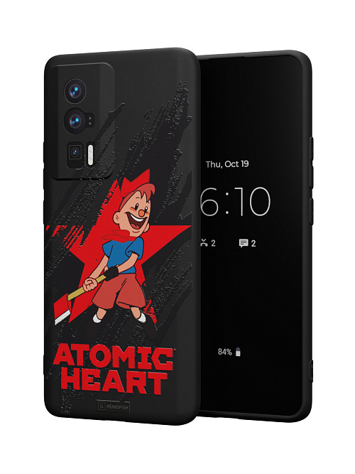 Силиконовый чехол для Poco F5 Pro "Atomic Heart: Пионер"