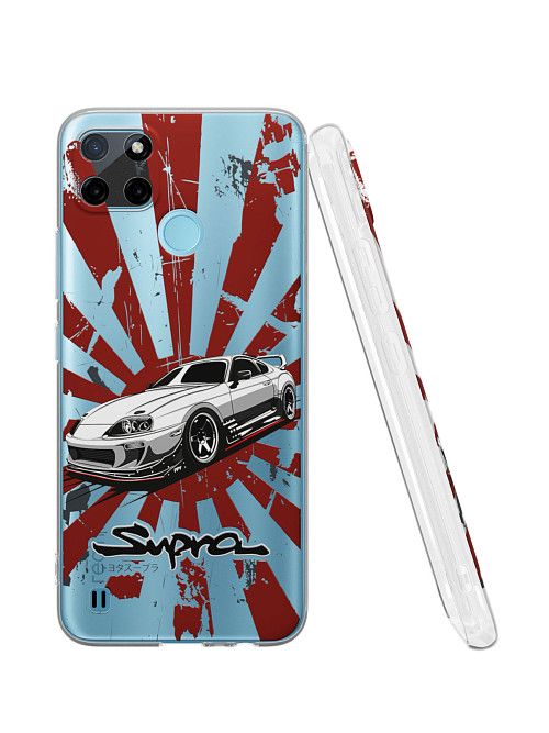 Силиконовый чехол для realme C21Y "Toyota Supra"