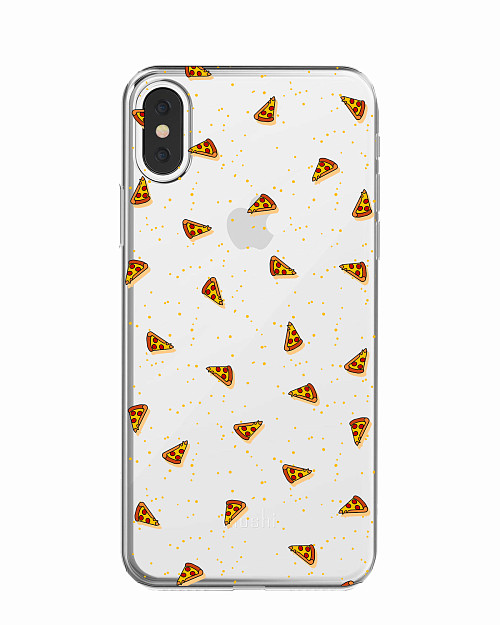 Силиконовый чехол для Apple iPhone Xs "Пицца"