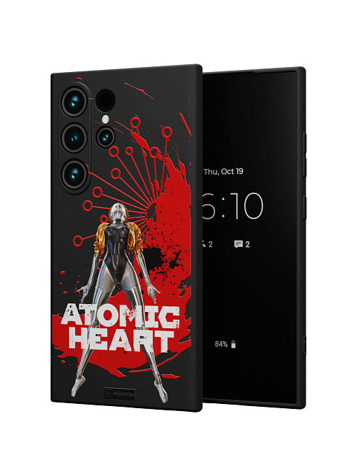 Силиконовый чехол для Samsung Galaxy S24 Ultra "Atomic Heart: Правая близняшка"