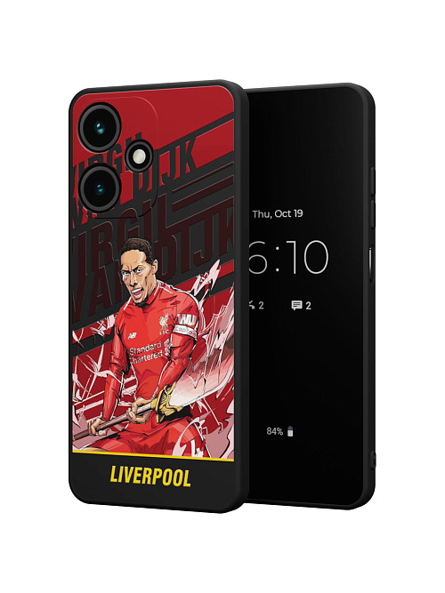 Силиконовый чехол для Infinix Hot 30i "NOVEL: Liverpool"