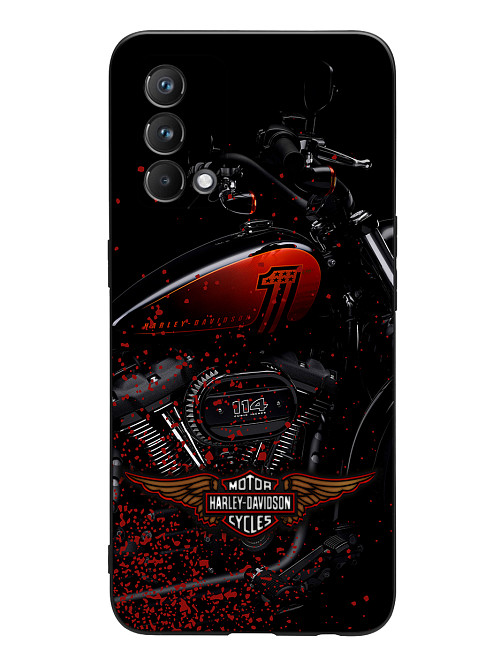 Силиконовый чехол для realme GT Master Edition Мотоцикл Harley-Davidson