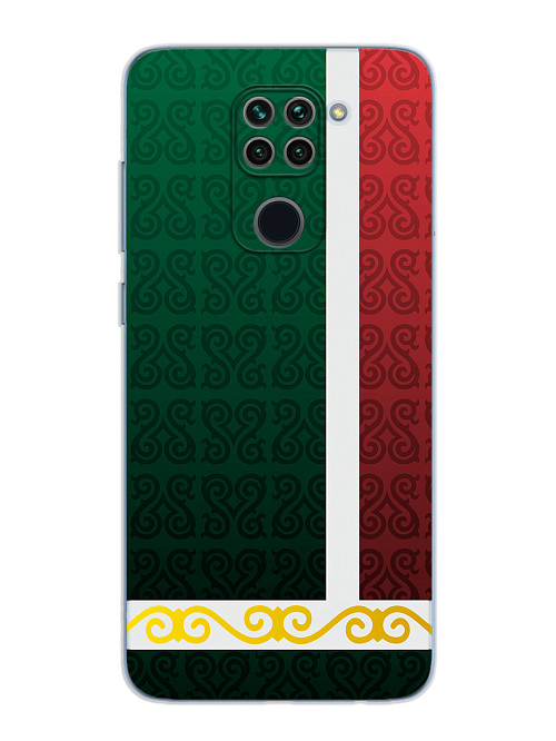 Силиконовый чехол для Xiaomi Redmi Note 9 Флаг Чечни