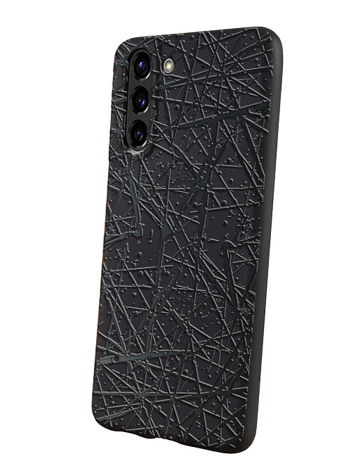 Силиконовый чехол для Samsung Galaxy S21 (5G) "Паутина абстракция"