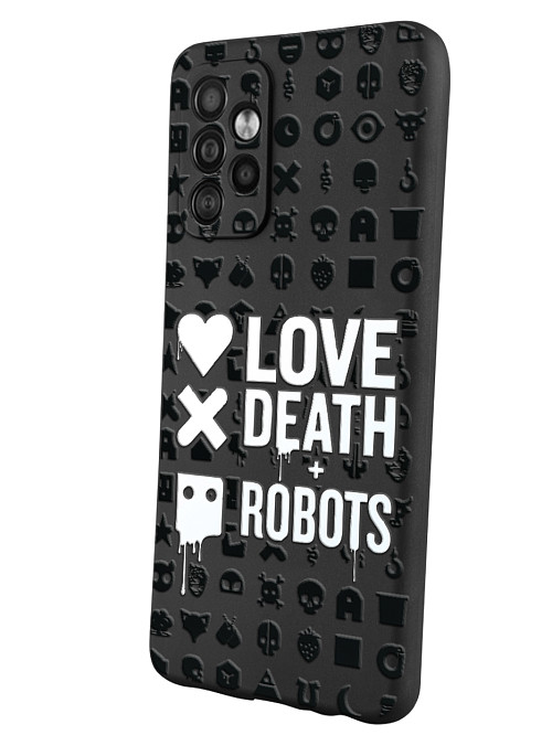 Силиконовый чехол для Samsung A53 Любовь Смерть Роботы