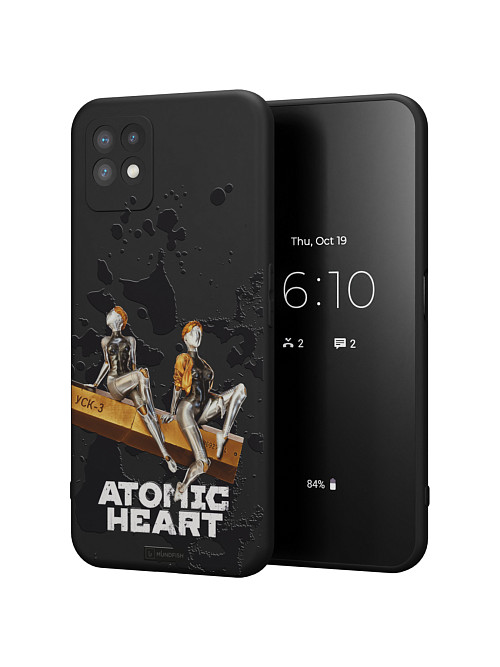 Силиконовый чехол для realme Narzo 50/realme 8i "Atomic Heart: Боевые близняшки"