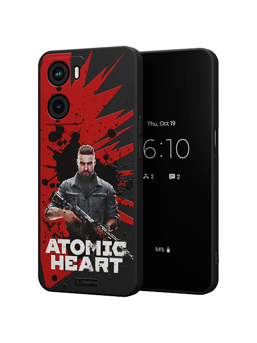 Силиконовый чехол для OPPO A77 (4G) "Atomic Heart: Майор Нечаев"