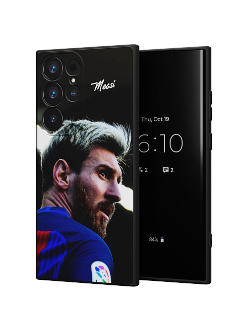 Силиконовый чехол для Samsung Galaxy S23 Ultra "Lionel Messi"