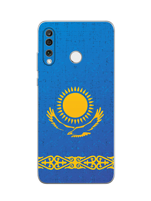 Силиконовый чехол для Huawei P30 Lite Флаг Казахстана