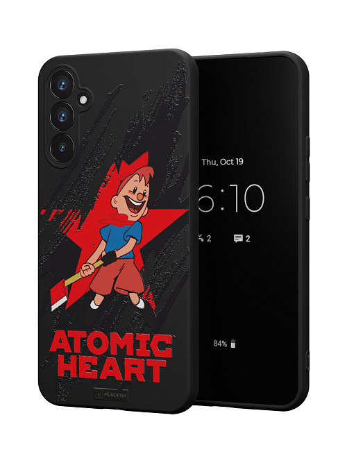 Силиконовый чехол для Samsung Galaxy A34 (5G) "Atomic Heart: Пионер"