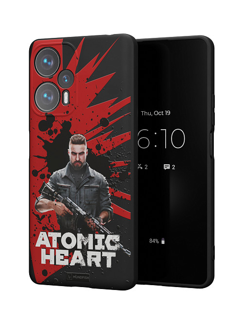 Силиконовый чехол для Xiaomi Redmi Note 12 Turbo "Atomic Heart: Майор Нечаев"