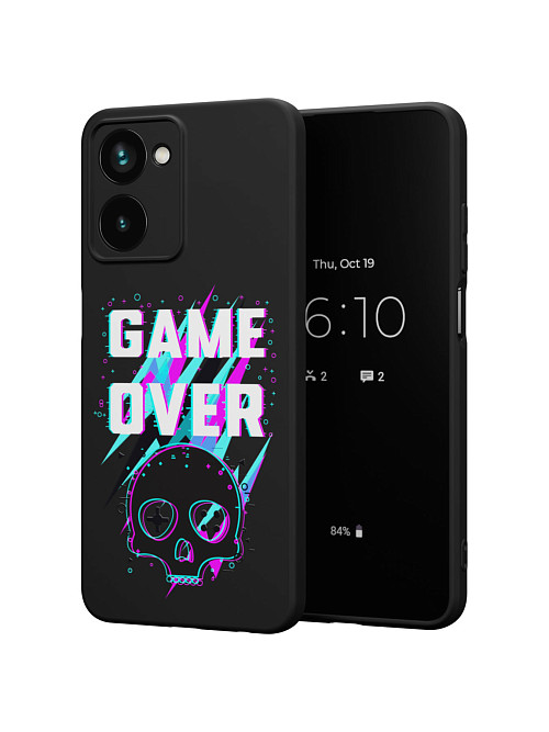 Силиконовый чехол для Realme 10 (4G) "Game over"