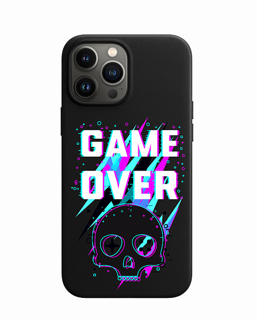 Силиконовый чехол для Apple iPhone 13 Pro Max Game over