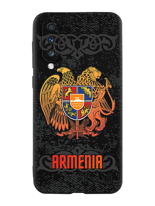 Силиконовый чехол для Samsung A70 Герб Армении