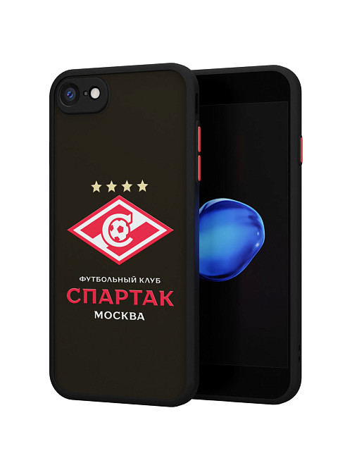 Противоударный чехол для Apple iPhone 8 "Спартак - чемпион"