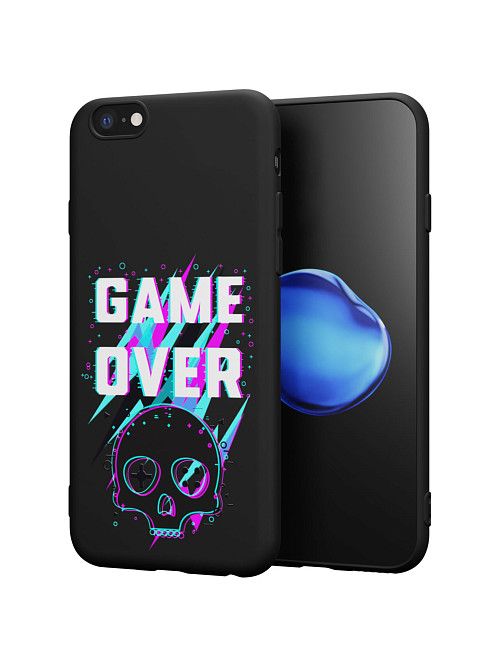 Силиконовый чехол для Apple iPhone 6S "Game over"