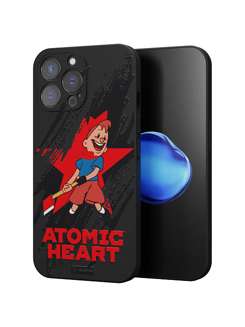 Силиконовый чехол для Apple iPhone 14 Pro Max "Atomic Heart: Пионер"