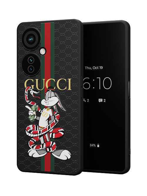 Силиконовый чехол для OnePlus Nord CE 3 Lite (5G) "NOVEL: Багз Банни Gucci"