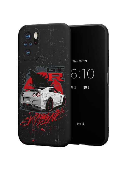 Силиконовый чехол для Xiaomi Redmi Note 10 "Nissan SKYLINE GTR"