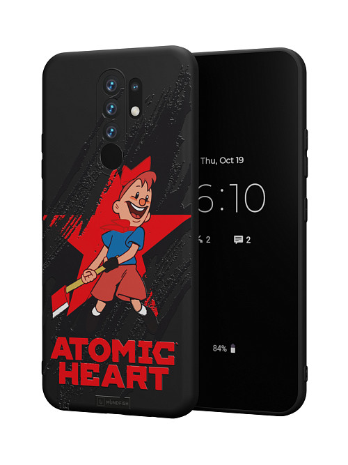 Силиконовый чехол для Xiaomi Redmi 9 "Atomic Heart: Пионер"