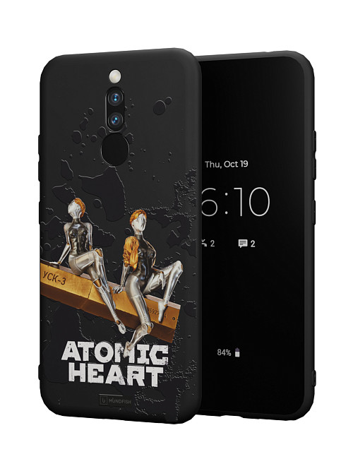 Силиконовый чехол для Xiaomi Redmi 8 "Atomic Heart: Боевые близняшки"