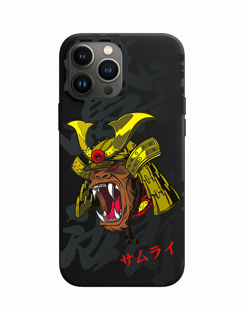 Силиконовый чехол для Apple iPhone 13 Pro Max Samurai Kong