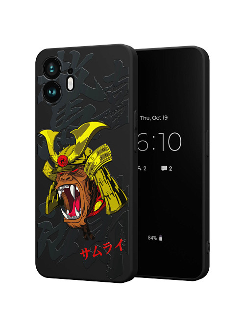 Силиконовый чехол для Nothing Phone 2 "Samurai Kong"