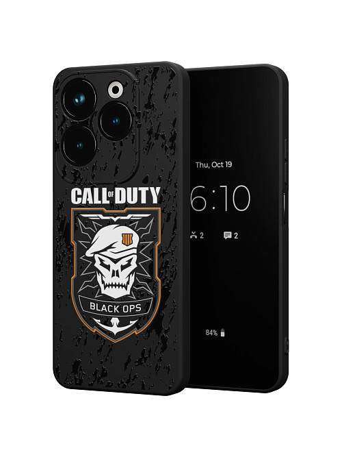 Силиконовый чехол для Infinix HOT 40/HOT 40 Pro "NOVEL: Call of Duty"