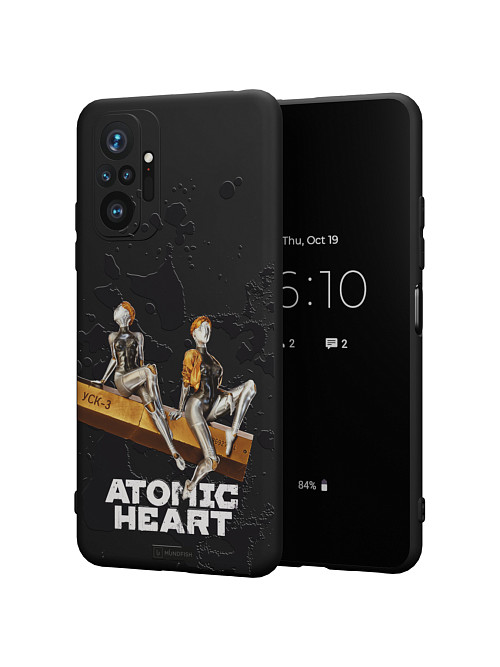 Силиконовый чехол для Xiaomi Redmi Note 10 Pro "Atomic Heart: Боевые близняшки"