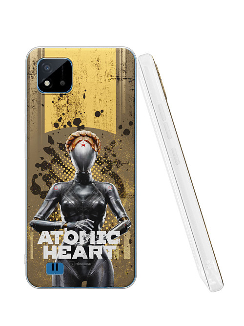 Силиконовый чехол для realme C11 2021 "Atomic Heart: Левая близняшка"