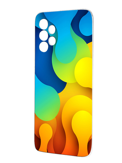 Силиконовый чехол для Samsung Galaxy A32 (4G) "Яркая абстракция"