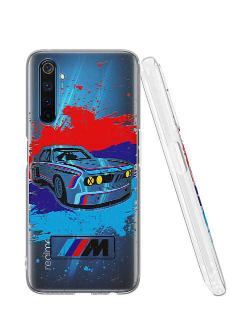 Силиконовый чехол для Realme 6 Pro "BMW"