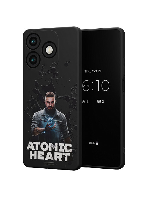 Силиконовый чехол для Tecno Spark 10 "Atomic Heart: Товарищ Нечаев"