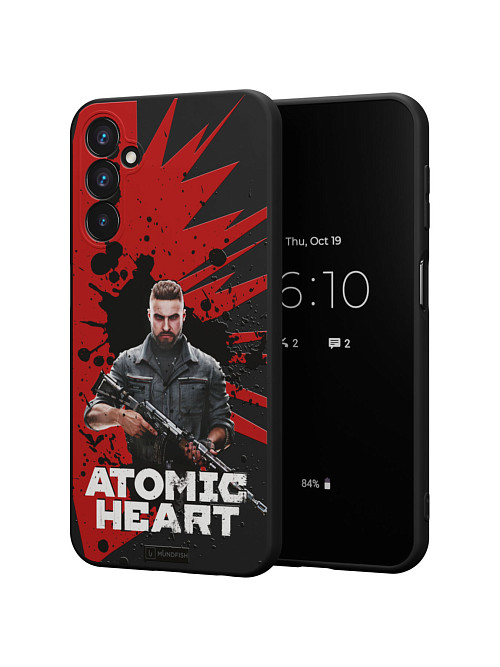 Силиконовый чехол для Samsung Galaxy A25 (5G) "Atomic Heart: Майор Нечаев"