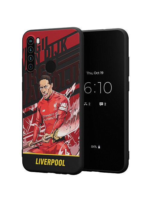 Силиконовый чехол для Xiaomi Redmi Note 8T "NOVEL: Liverpool"