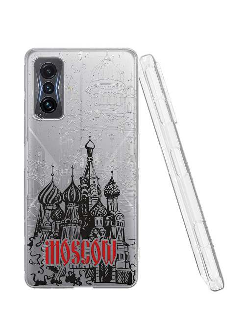 Силиконовый чехол для Xiaomi Redmi K50 Gaming Edition "Москва"
