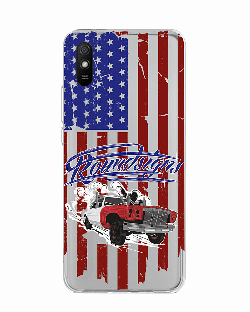 Силиконовый чехол для Xiaomi Redmi 9A Muscle car