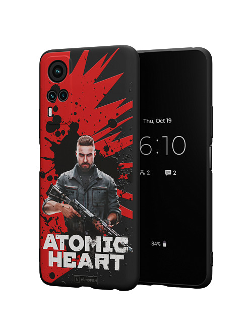 Силиконовый чехол для Vivo Y53S (4G) "Atomic Heart: Майор Нечаев"