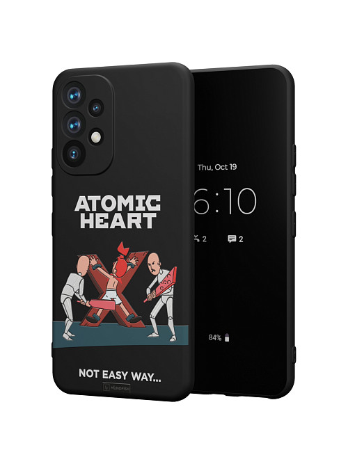 Силиконовый чехол для Samsung Galaxy A52 (4G) "Atomic Heart: Not Easy Way"