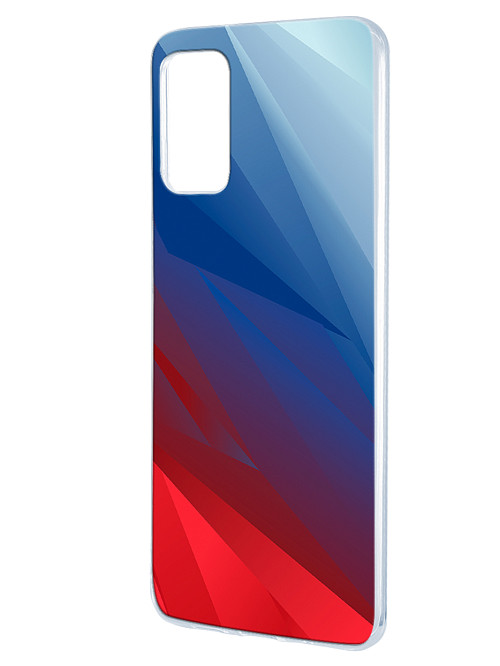 Силиконовый чехол для Samsung Galaxy S20 Plus Флаг РФ