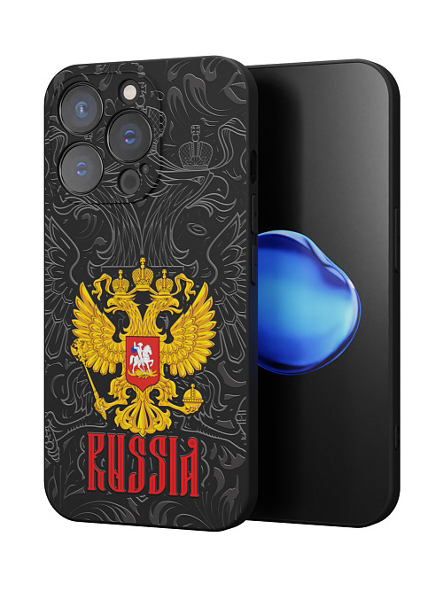 Силиконовый чехол для Apple iPhone 15 Pro "Россия"