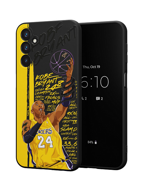 Силиконовый чехол для Samsung Galaxy A24 (4G) "NOVEL: Kobe Bryant"