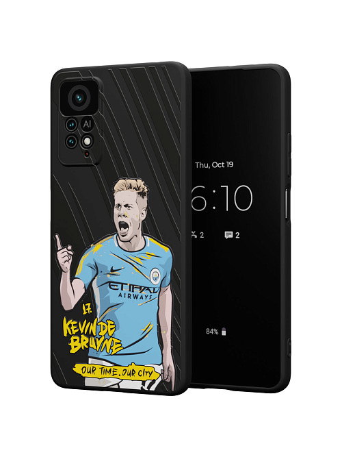 Силиконовый чехол для Xiaomi Redmi Note 12 Pro (4G) "NOVEL: Kevin de Bruyne"