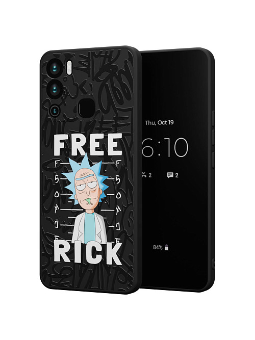 Силиконовый чехол для Infinix Hot 12i "NOVEL: Free Rick"