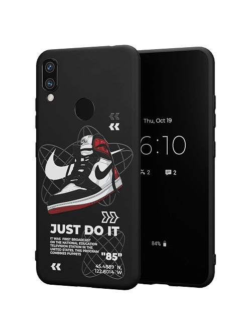 Силиконовый чехол для Xiaomi Redmi Note 7 Pro "NOVEL: Just Do It"