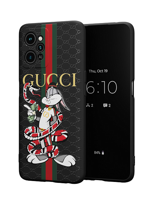 Силиконовый чехол для realme C31 "NOVEL: Багз Банни Gucci"